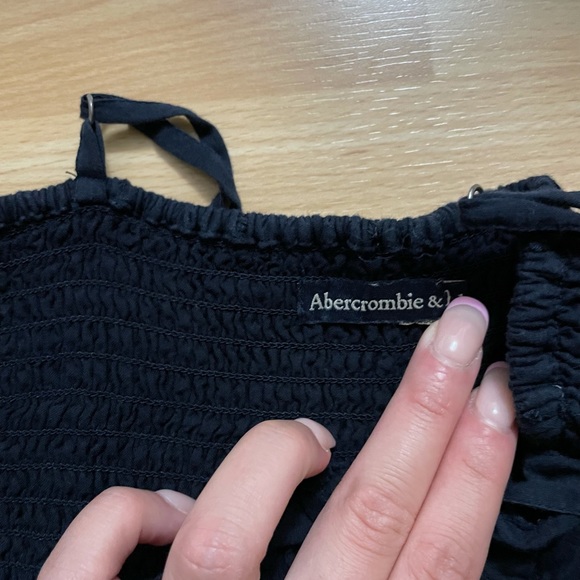 Abercrombie and Fitch Long  Navy Dress - Picture 6 of 8